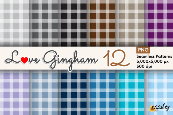 Exploring the Gingham in Color Chart Pattern Pack