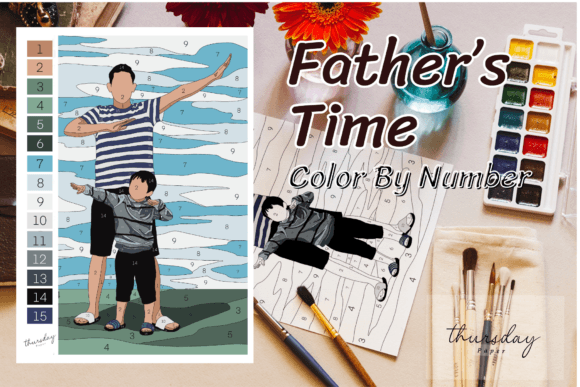 Father’s Day Color by Number: Creative Family Fun