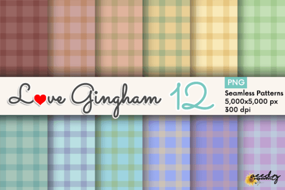 Gingham in Color Inspiration: A Pattern Set for Every Creative Project