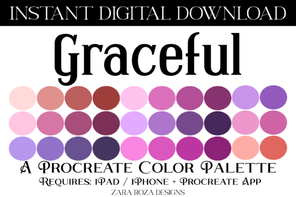 Graceful Procreate Color Palette: A Designer's Guide to Soft Pastels