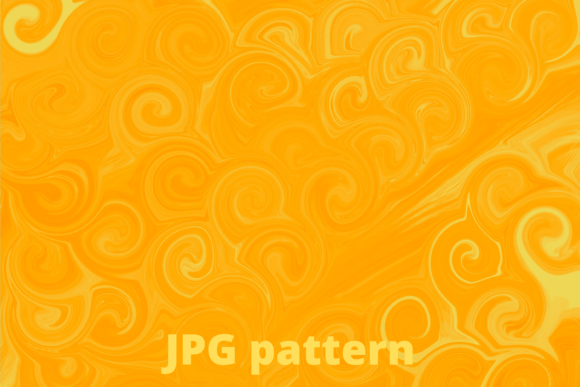 Orange Color Swirl Paint Background JPG