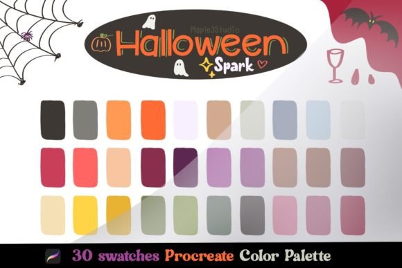 Procreate Color Palette Halloween Spark: Your Go-To for Spooky Art