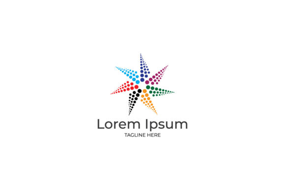 Star Logo Vector with Multi Color: A Dynamic Design Asset